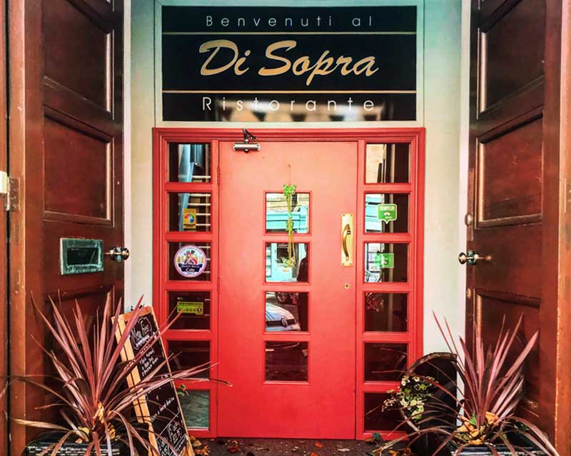 Exterior of Di Sopra  Alnwick 